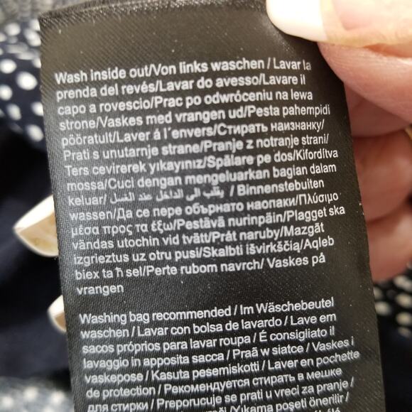 Vero Moda Women's Black Polka Dot Long Sleeve Bodysuit Size Small - Picture 11 of 11